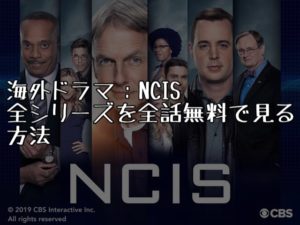 【2022年最新版】海外ドラマ:NCIS全シーズンを全話無料で見る方法【VOD配信】